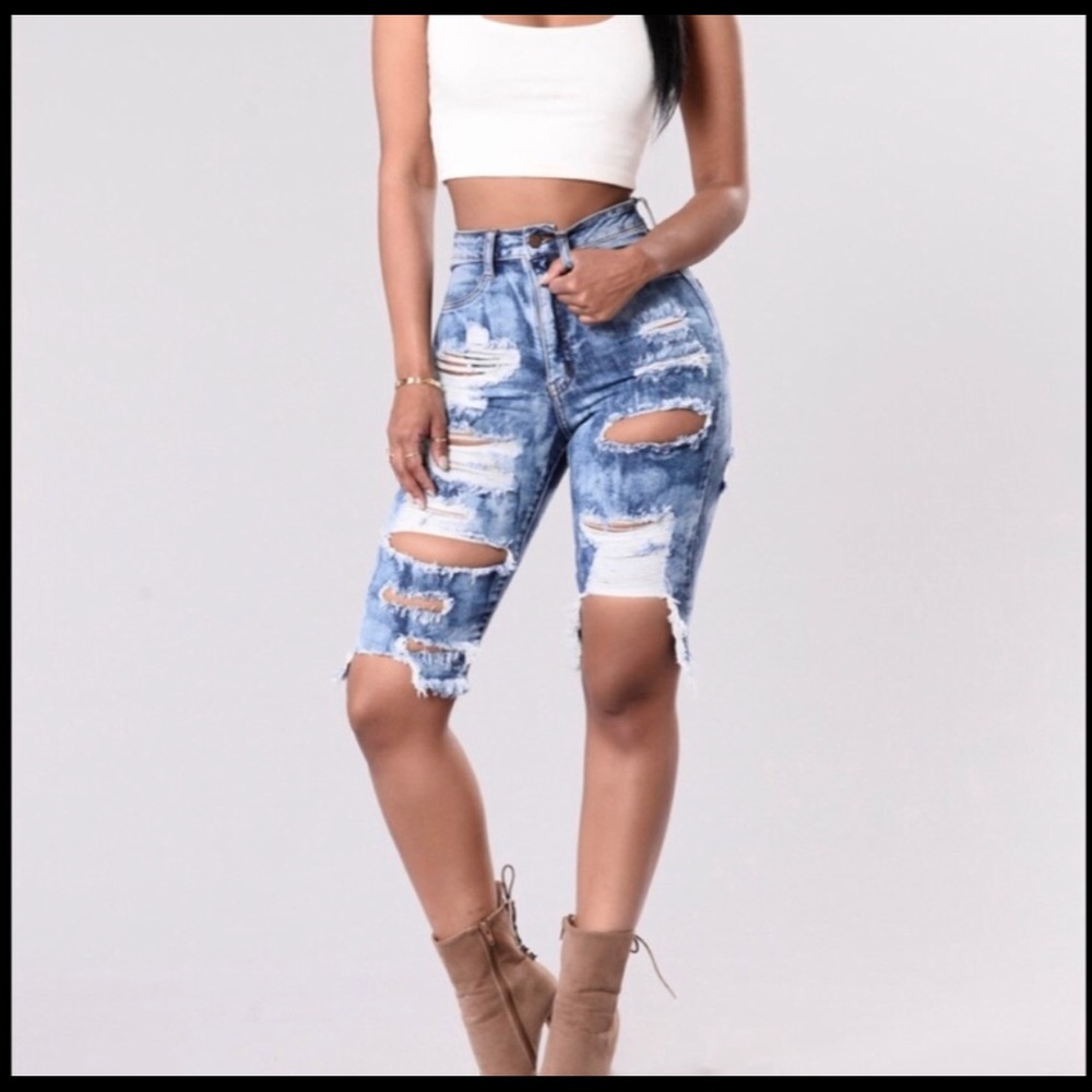 fashion nova find me in paradise high waist shorts